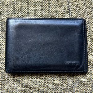 Black Bi-Fold Wallet Mens